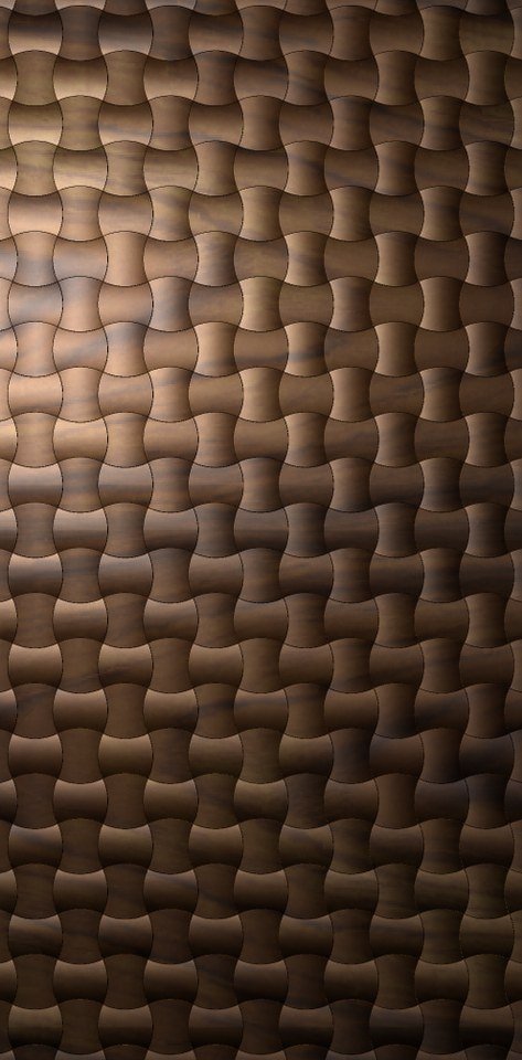 3D Wall Pannel - AW-524 Modern Geometric Woven Texture Relief Design